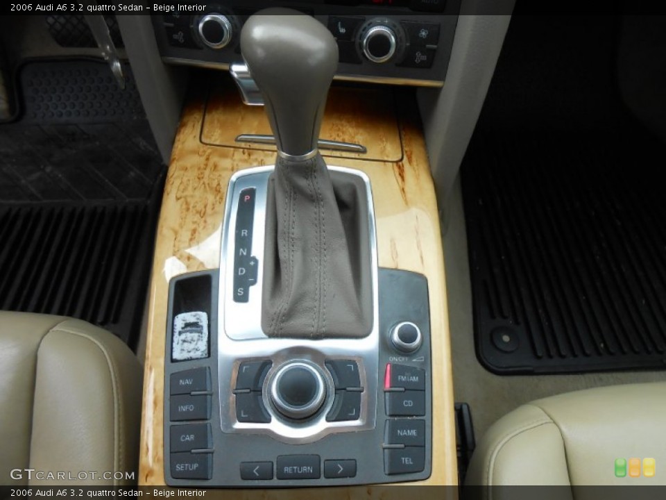 Beige Interior Transmission for the 2006 Audi A6 3.2 quattro Sedan #77542850