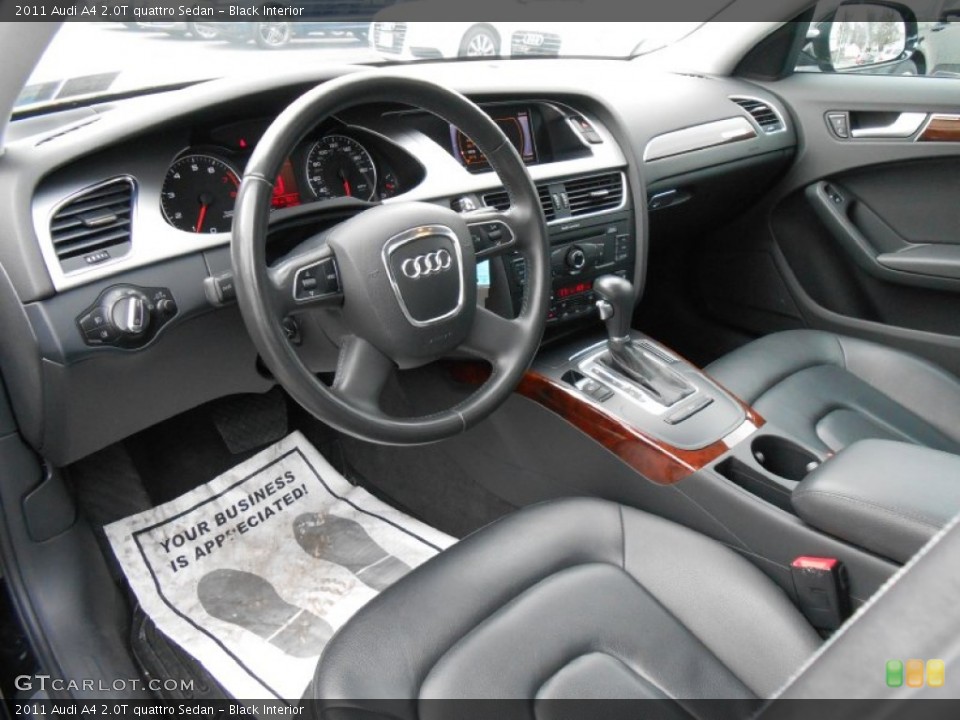 Black 2011 Audi A4 Interiors