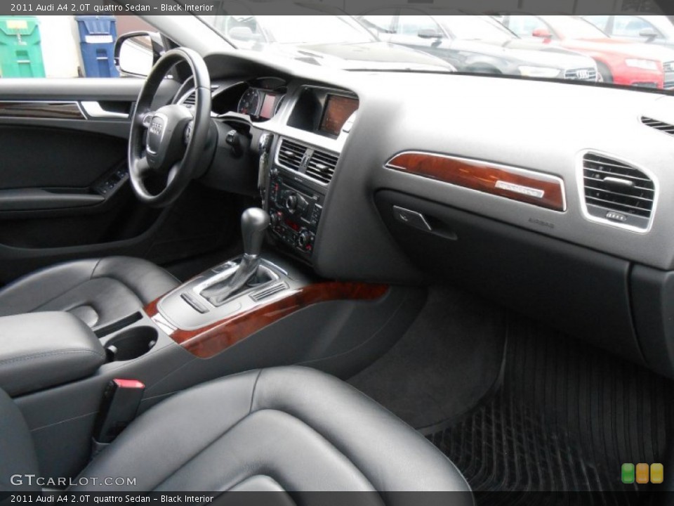 Black Interior Dashboard for the 2011 Audi A4 2.0T quattro Sedan #77543206