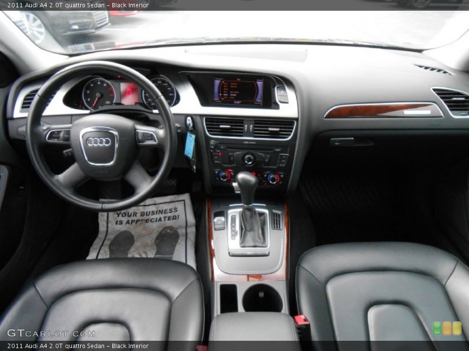 Black Interior Dashboard for the 2011 Audi A4 2.0T quattro Sedan #77543328