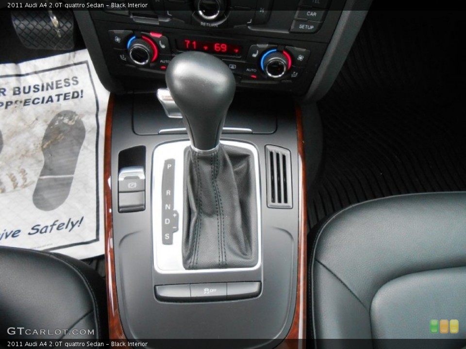 Black Interior Transmission for the 2011 Audi A4 2.0T quattro Sedan #77543534