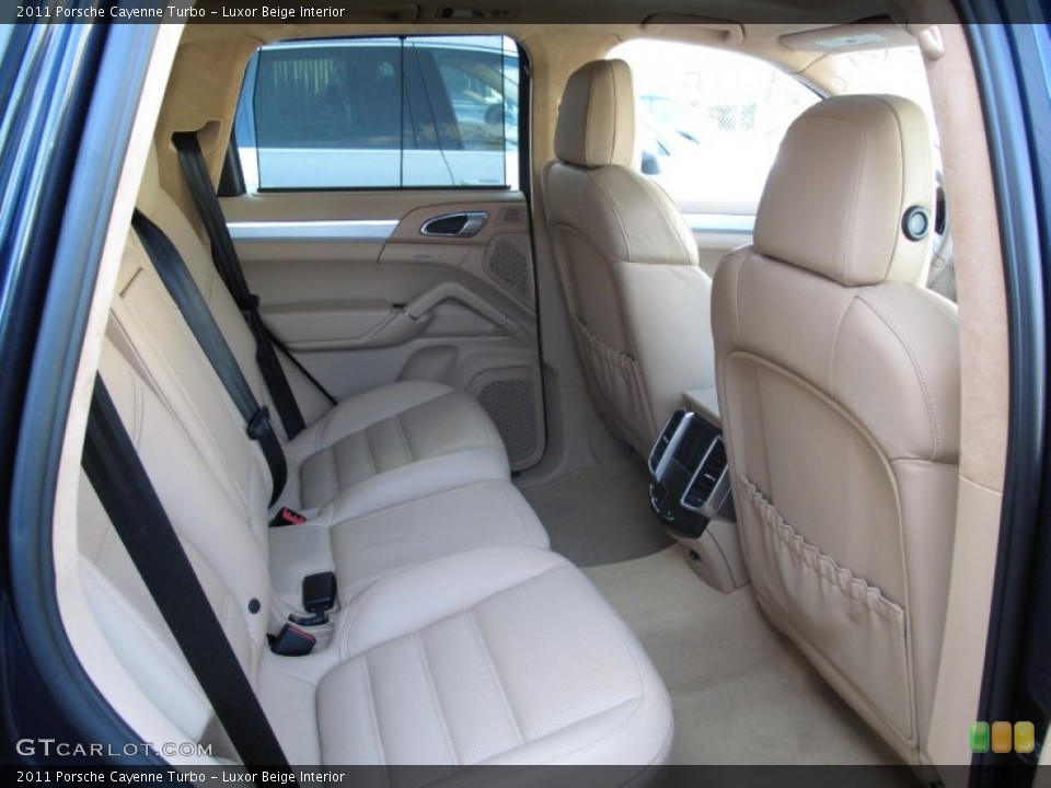 Luxor Beige Interior Rear Seat for the 2011 Porsche Cayenne Turbo #77543851