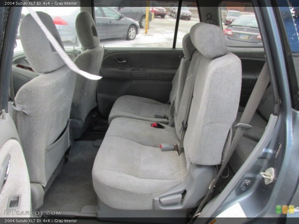 Gray Interior Rear Seat for the 2004 Suzuki XL7 EX 4x4 #77543919