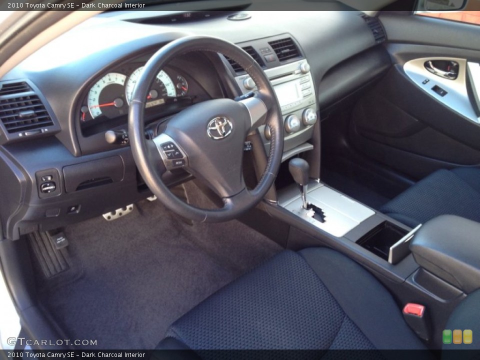 Dark Charcoal Interior Prime Interior for the 2010 Toyota Camry SE #77544247