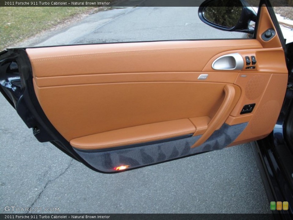 Natural Brown Interior Door Panel for the 2011 Porsche 911 Turbo Cabriolet #77544275