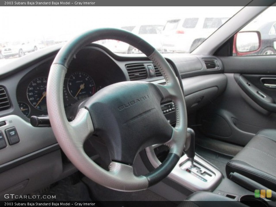 Gray Interior Dashboard for the 2003 Subaru Baja  #77544587