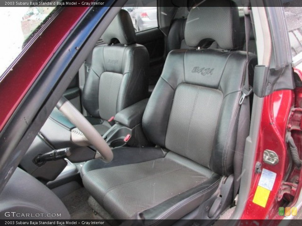 Gray Interior Photo for the 2003 Subaru Baja  #77544605