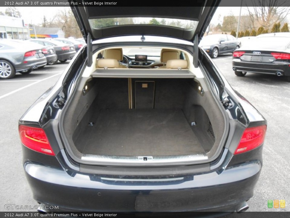 Velvet Beige Interior Trunk for the 2012 Audi A7 3.0T quattro Premium Plus #77545164