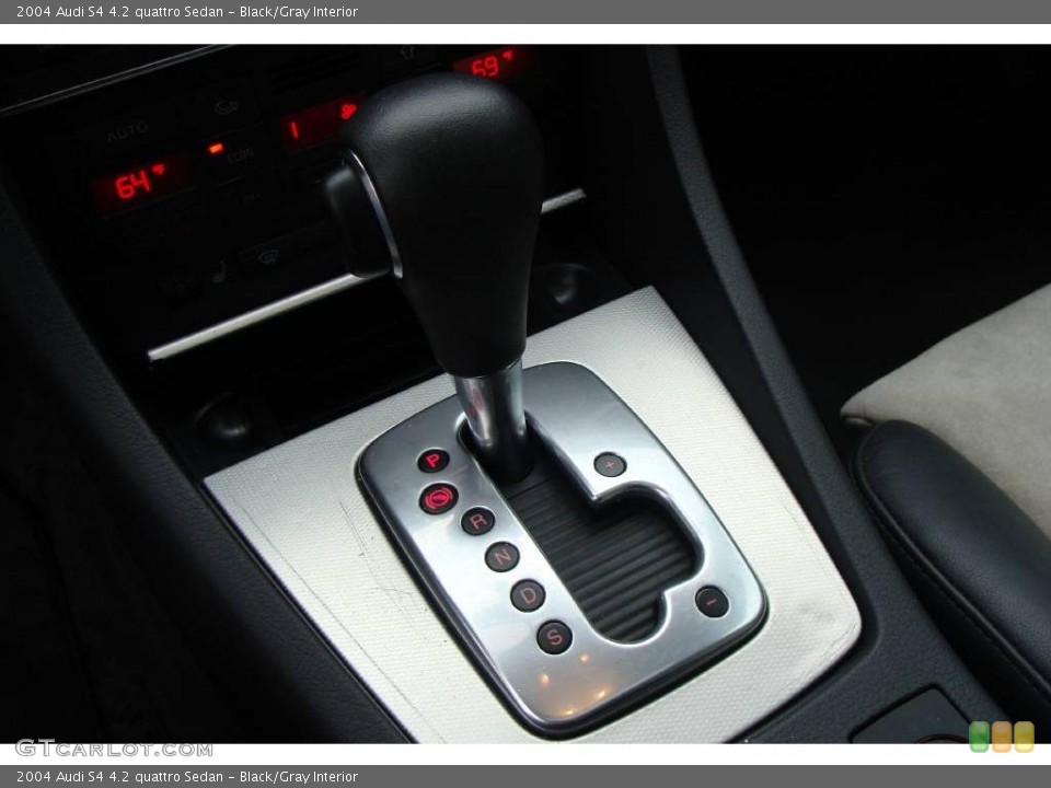 Black/Gray Interior Transmission for the 2004 Audi S4 4.2 quattro Sedan #7754541