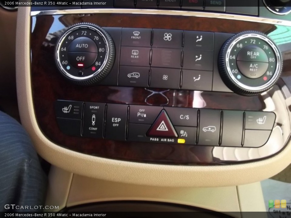 Macadamia Interior Controls for the 2006 Mercedes-Benz R 350 4Matic #77547935