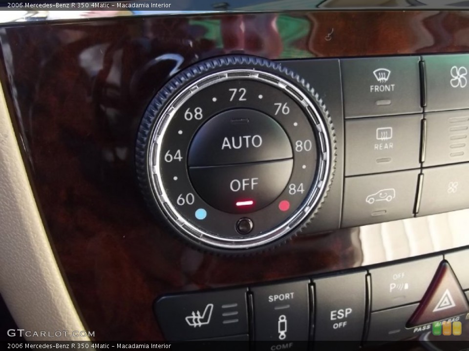 Macadamia Interior Controls for the 2006 Mercedes-Benz R 350 4Matic #77547990