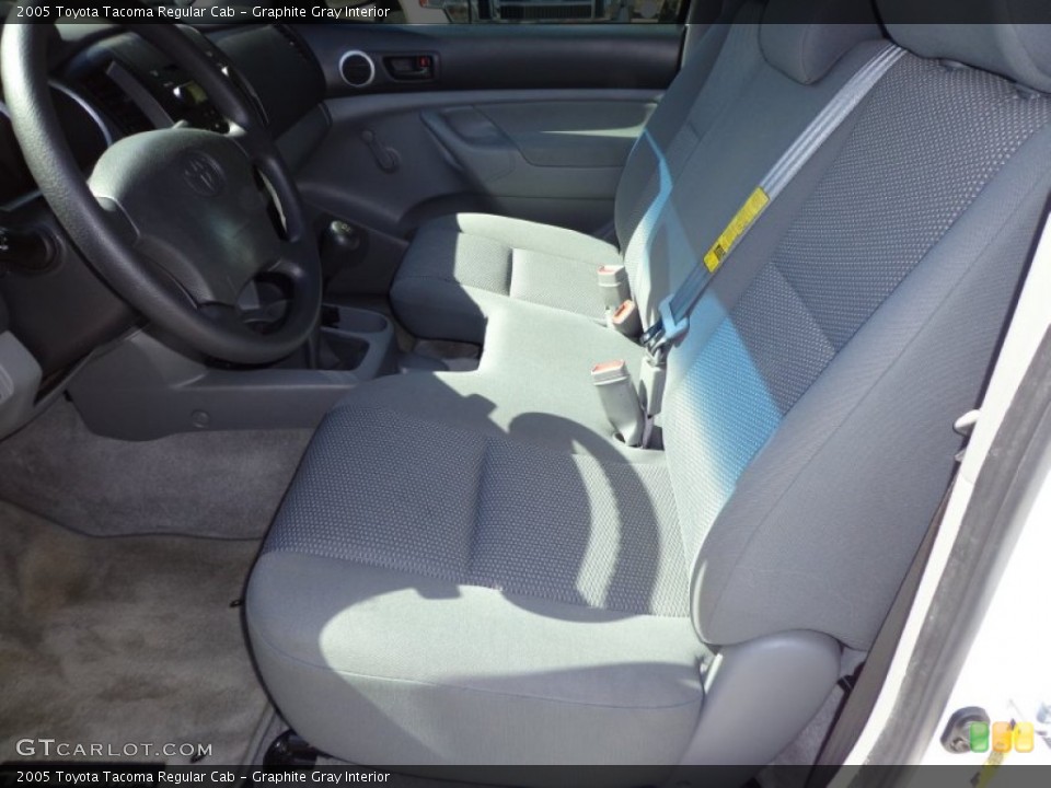 Graphite Gray Interior Front Seat for the 2005 Toyota Tacoma Regular Cab #77549471