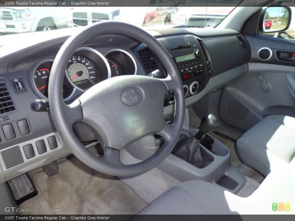 Graphite Gray Interior Prime Interior for the 2005 Toyota Tacoma Regular Cab #77549483
