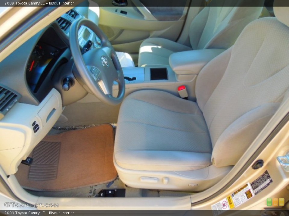 Bisque Interior Front Seat for the 2009 Toyota Camry LE #77550035