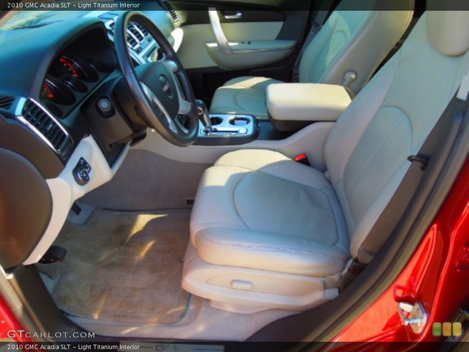 Light Titanium Interior Front Seat for the 2010 GMC Acadia SLT #77550898