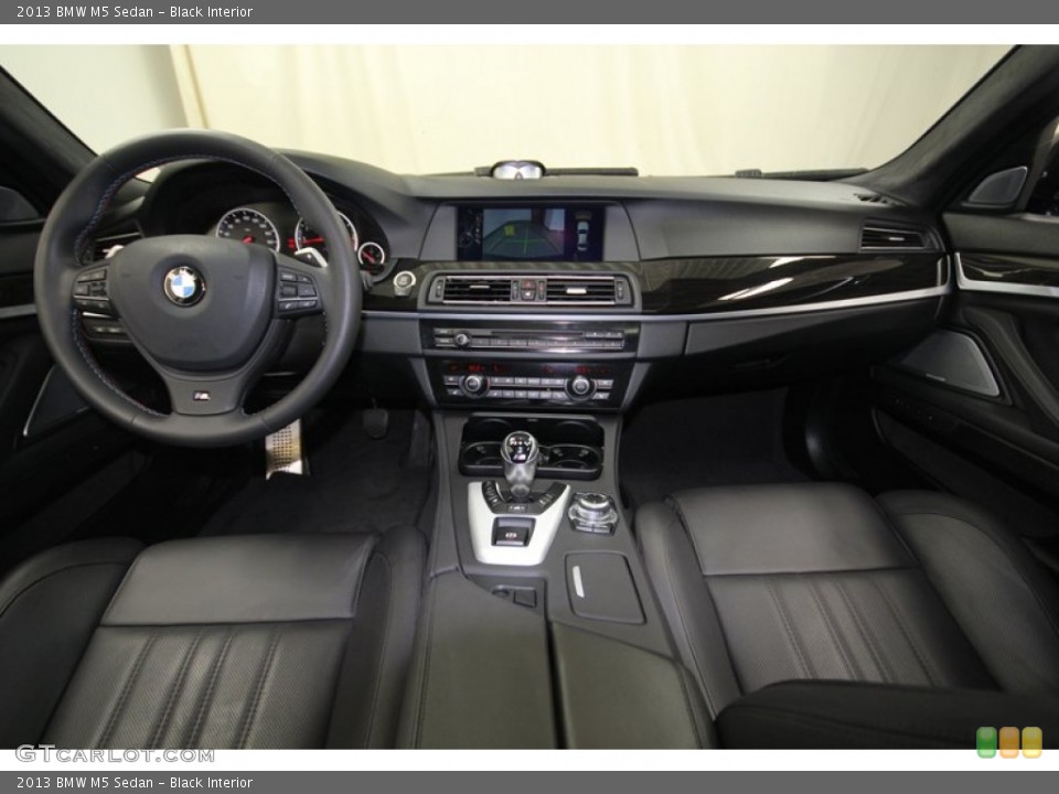 Black Interior Dashboard for the 2013 BMW M5 Sedan #77550986