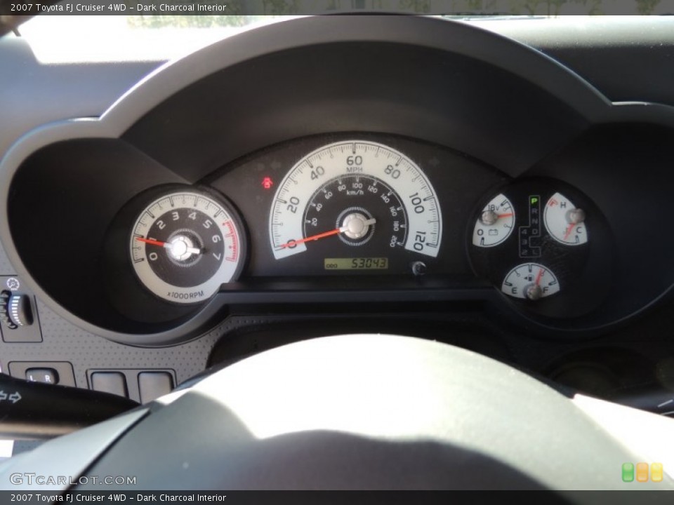 Dark Charcoal Interior Gauges for the 2007 Toyota FJ Cruiser 4WD #77550989