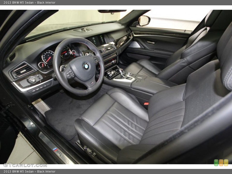 Black 2013 BMW M5 Interiors