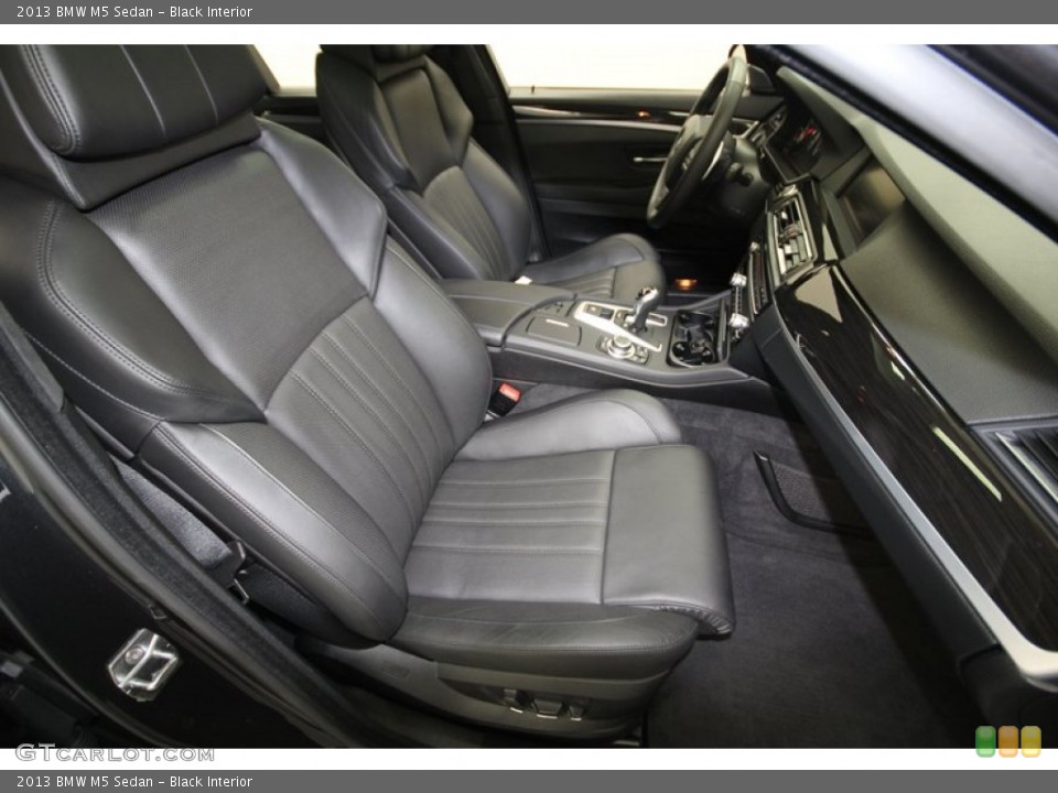 Black Interior Front Seat for the 2013 BMW M5 Sedan #77551451