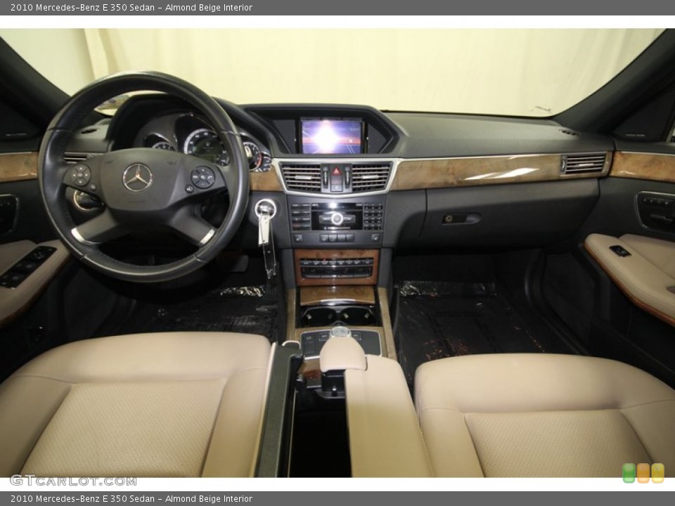 Almond Beige Interior Dashboard for the 2010 Mercedes-Benz E 350 Sedan #77552891