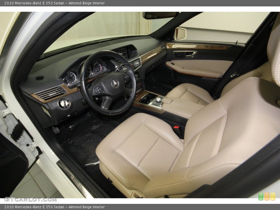 Almond Beige Interior Photo for the 2010 Mercedes-Benz E 350 Sedan #77552960