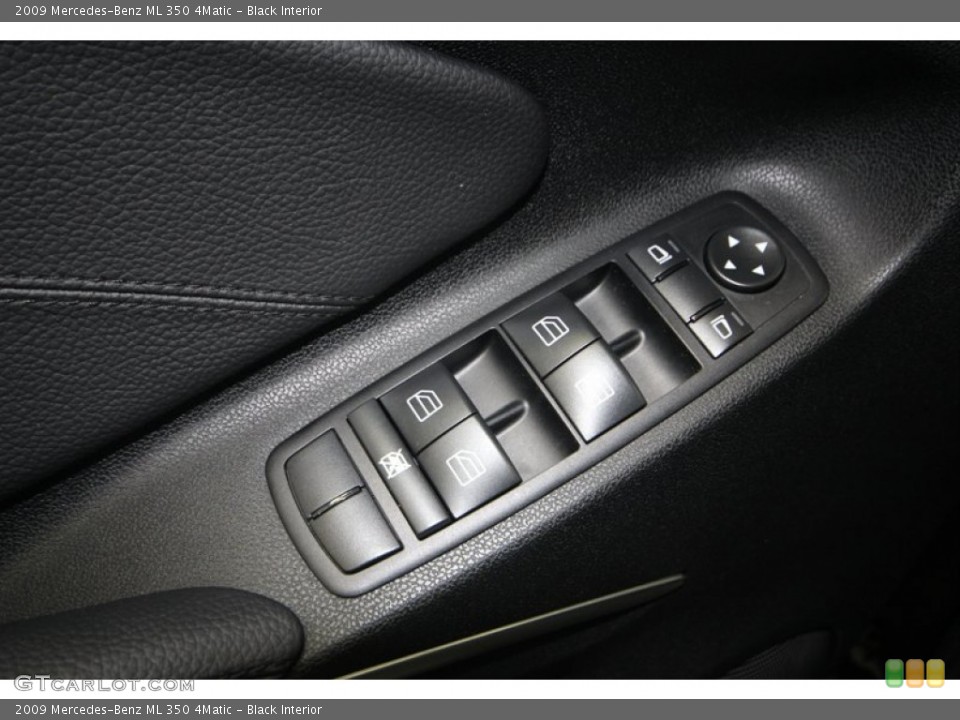 Black Interior Controls for the 2009 Mercedes-Benz ML 350 4Matic #77553899