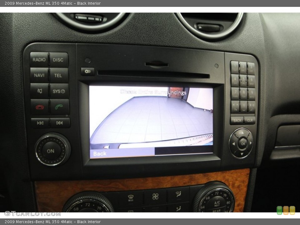 Black Interior Controls for the 2009 Mercedes-Benz ML 350 4Matic #77553935