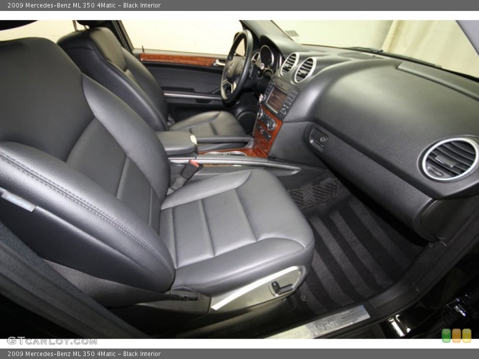 Black Interior Front Seat for the 2009 Mercedes-Benz ML 350 4Matic #77554022