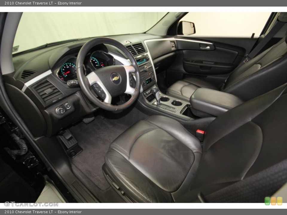 Ebony Interior Prime Interior for the 2010 Chevrolet Traverse LT #77554395