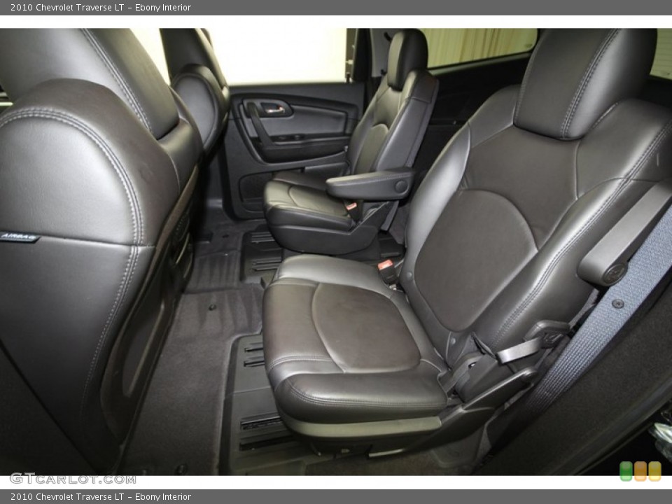 Ebony Interior Rear Seat for the 2010 Chevrolet Traverse LT #77554401