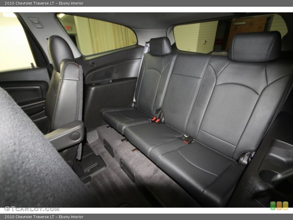 Ebony Interior Rear Seat for the 2010 Chevrolet Traverse LT #77554407
