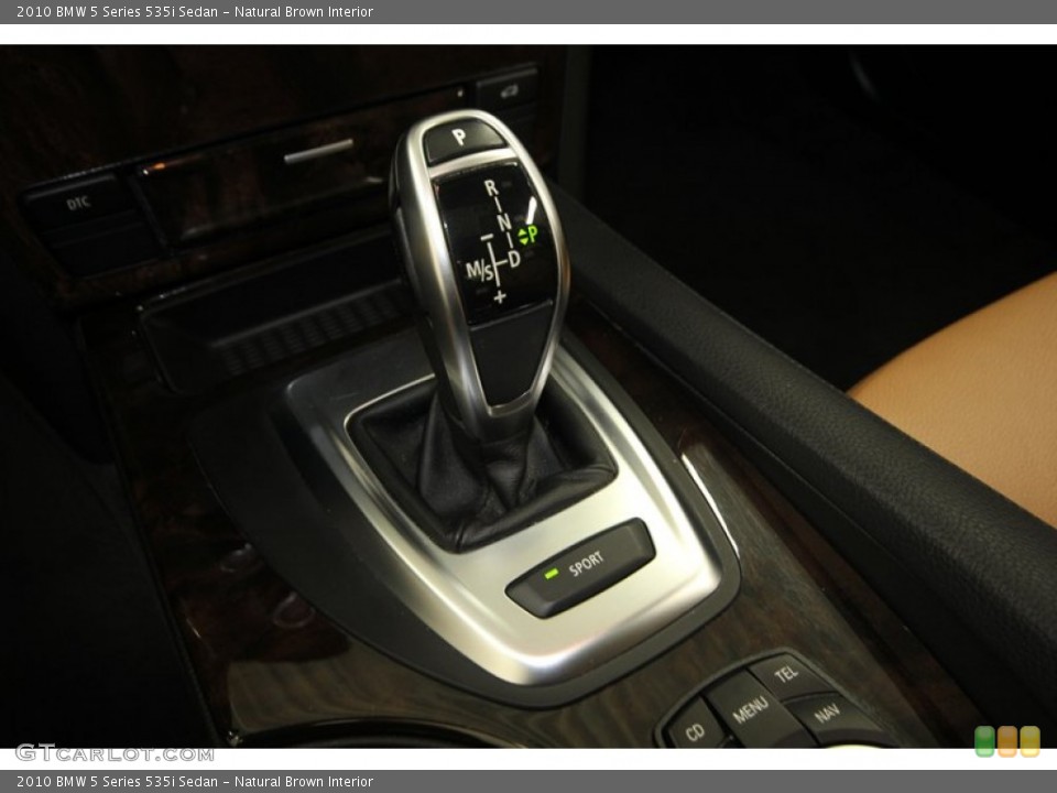 Natural Brown Interior Transmission for the 2010 BMW 5 Series 535i Sedan #77554712