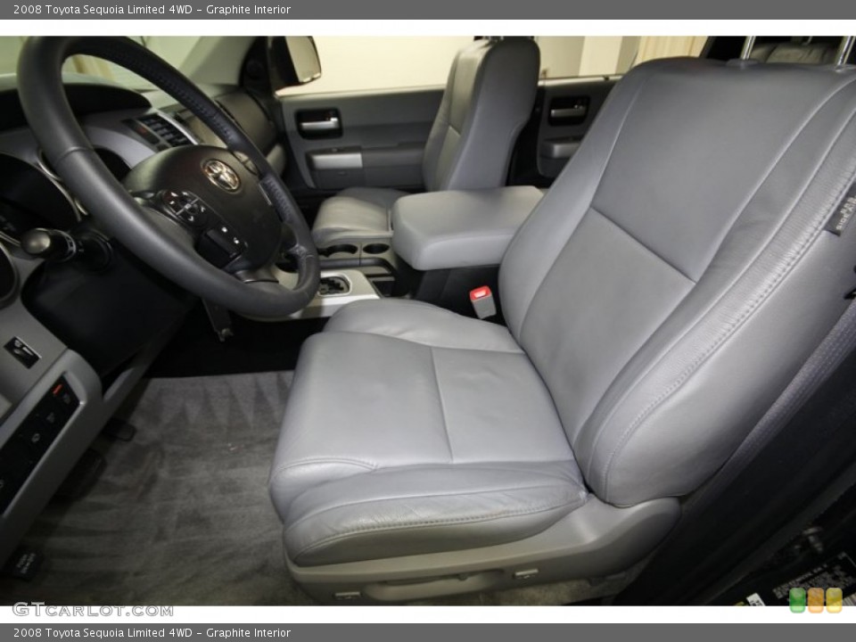Graphite Interior Front Seat for the 2008 Toyota Sequoia Limited 4WD #77554787
