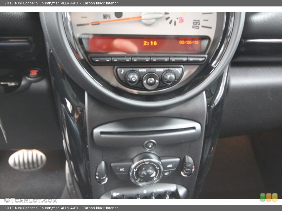 Carbon Black Interior Controls for the 2013 Mini Cooper S Countryman ALL4 AWD #77554982
