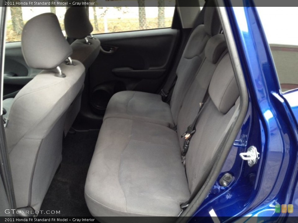 Gray Interior Rear Seat for the 2011 Honda Fit  #77556313
