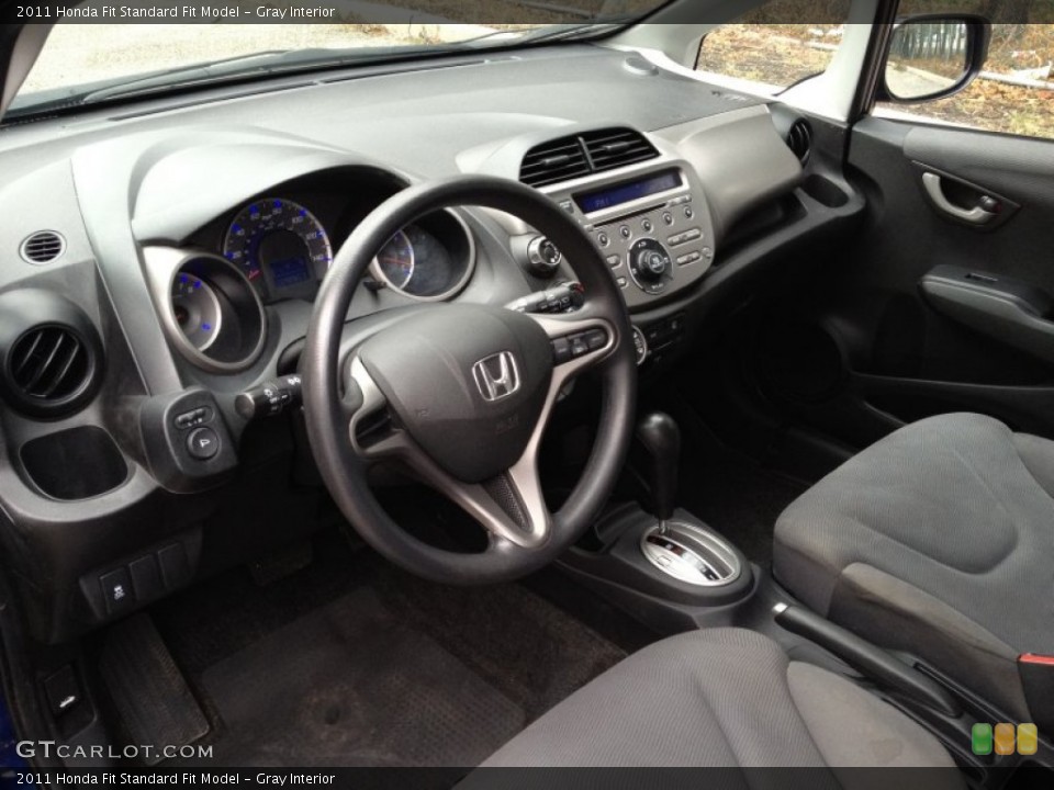 Gray Interior Prime Interior for the 2011 Honda Fit  #77556329