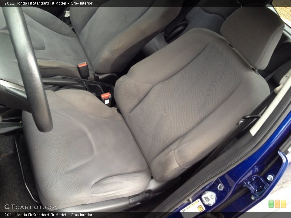 Gray Interior Front Seat for the 2011 Honda Fit  #77556384