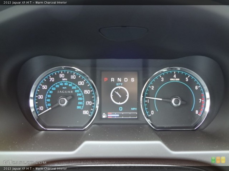 Warm Charcoal Interior Gauges for the 2013 Jaguar XF I4 T #77556726
