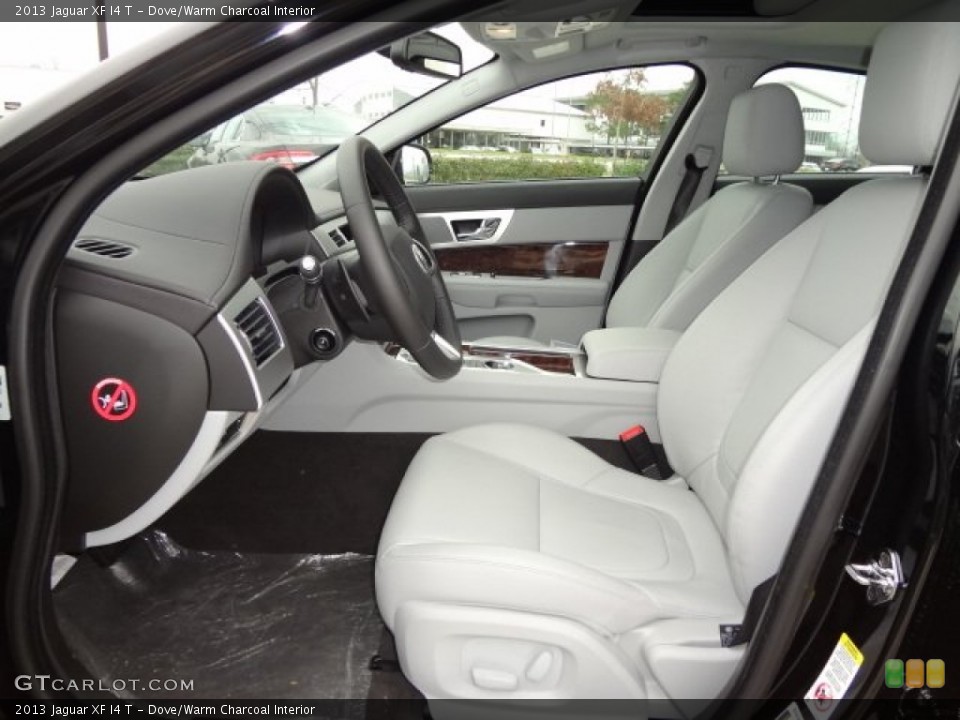 Dove/Warm Charcoal Interior Photo for the 2013 Jaguar XF I4 T #77556896