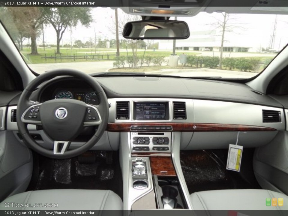 Dove/Warm Charcoal Interior Dashboard for the 2013 Jaguar XF I4 T #77556915