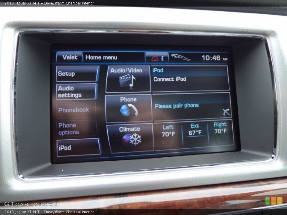 Dove/Warm Charcoal Interior Audio System for the 2013 Jaguar XF I4 T #77557209