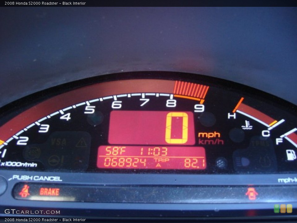 Black Interior Gauges for the 2008 Honda S2000 Roadster #77557989