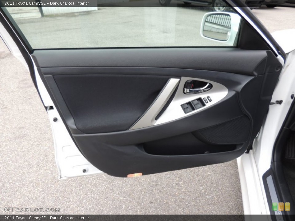 Dark Charcoal Interior Door Panel for the 2011 Toyota Camry SE #77558511