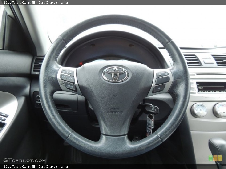 Dark Charcoal Interior Steering Wheel for the 2011 Toyota Camry SE #77558559