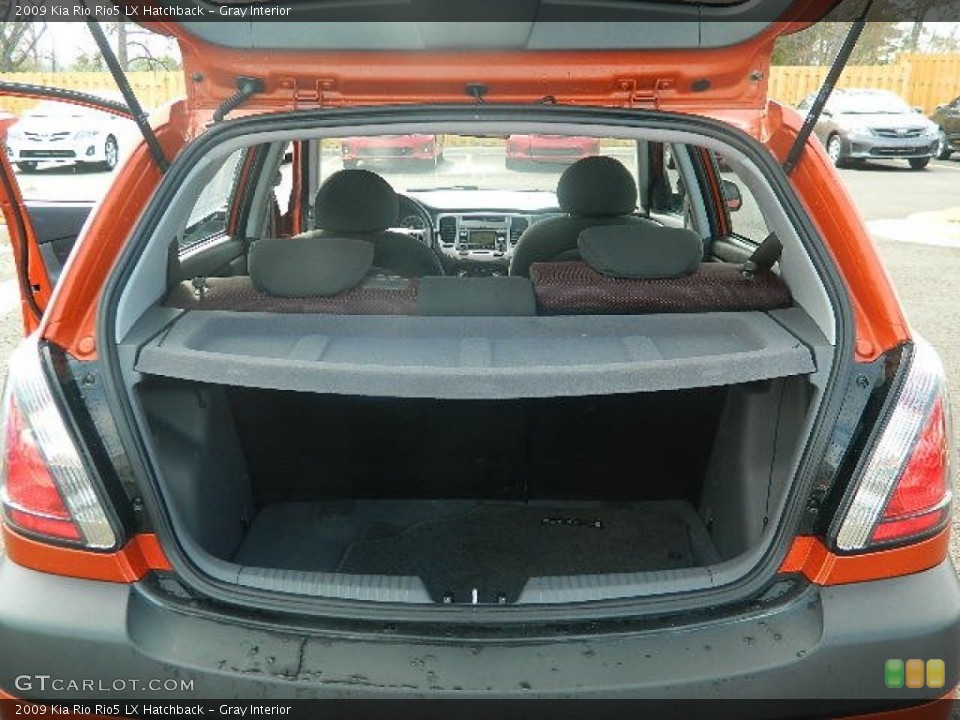 Gray Interior Trunk for the 2009 Kia Rio Rio5 LX Hatchback #77558907