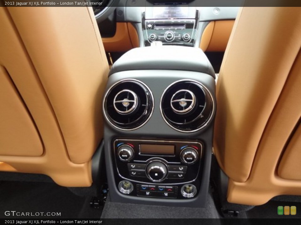 London Tan/Jet Interior Controls for the 2013 Jaguar XJ XJL Portfolio #77559129