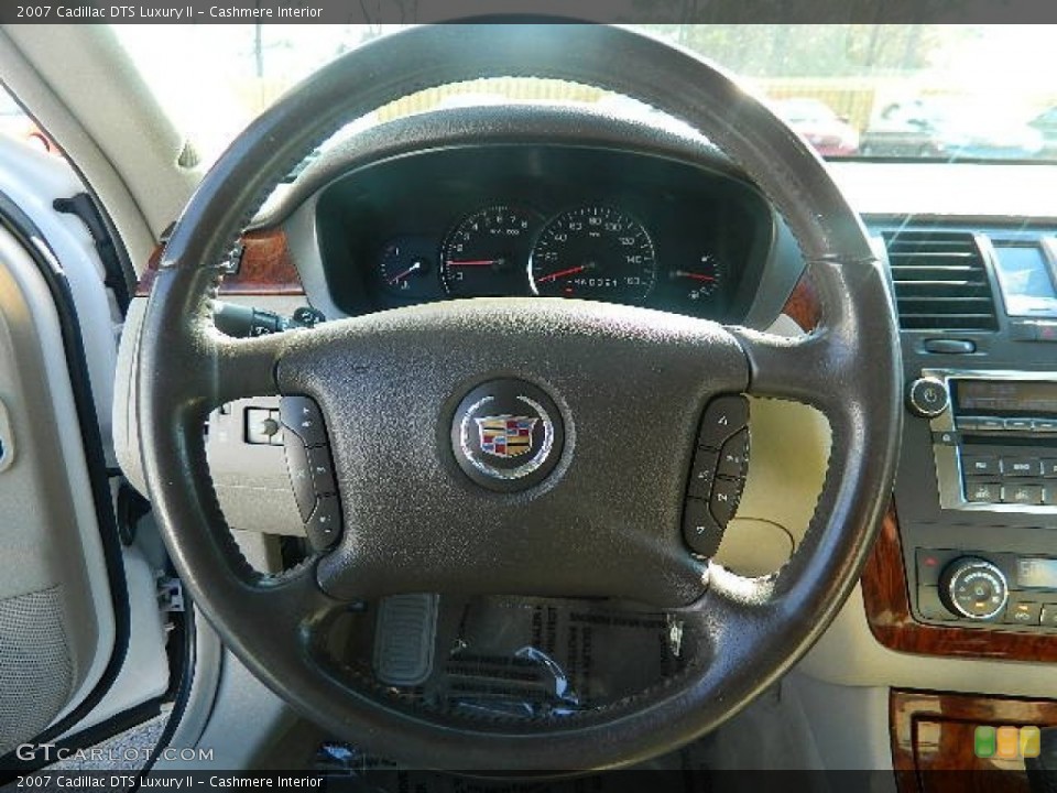 Cashmere Interior Steering Wheel for the 2007 Cadillac DTS Luxury II #77559150