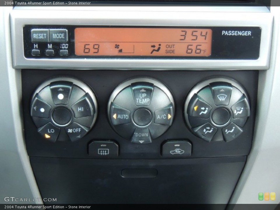 Stone Interior Controls for the 2004 Toyota 4Runner Sport Edition #77559238