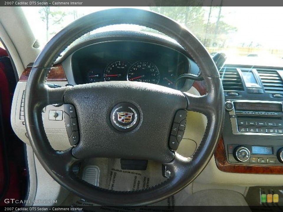 Cashmere Interior Steering Wheel for the 2007 Cadillac DTS Sedan #77559474
