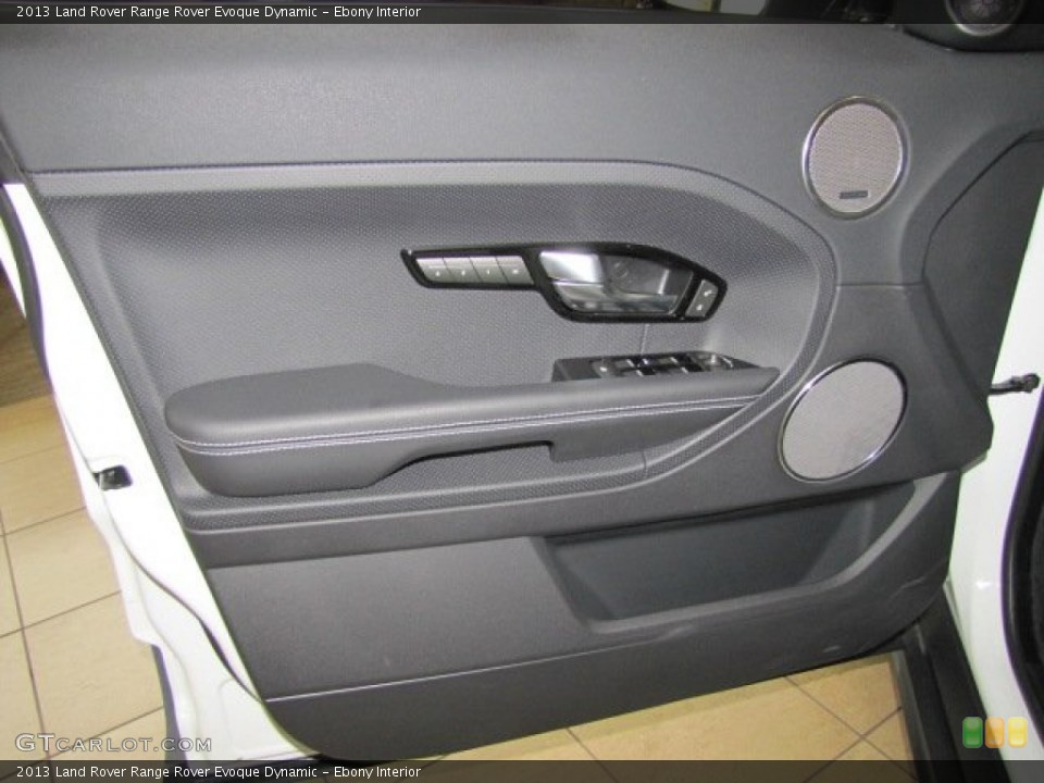 Ebony Interior Door Panel for the 2013 Land Rover Range Rover Evoque Dynamic #77560149